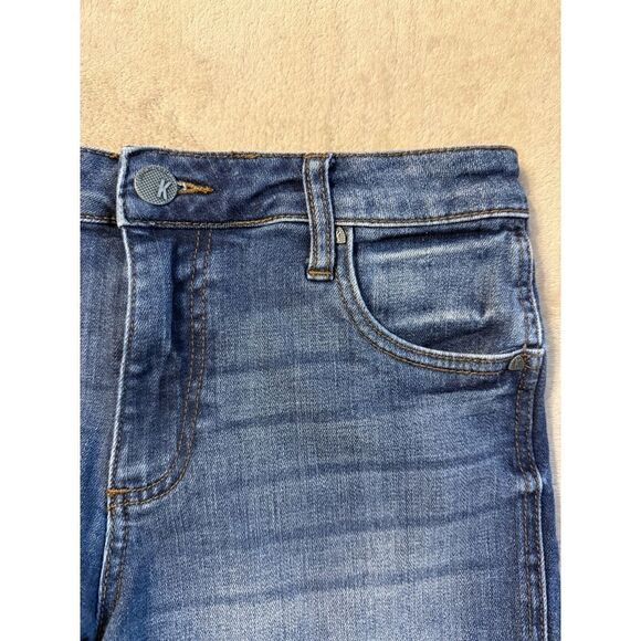 KUT from The Kloth Denim Gidget High Rise Shorts. Distressed Hem. Womens. Sz 4 - Picture 4 of 12